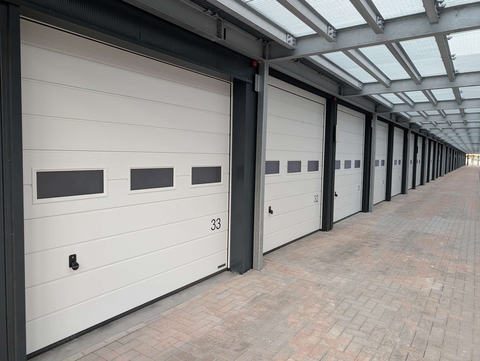 Voorbeeld van een garagebox